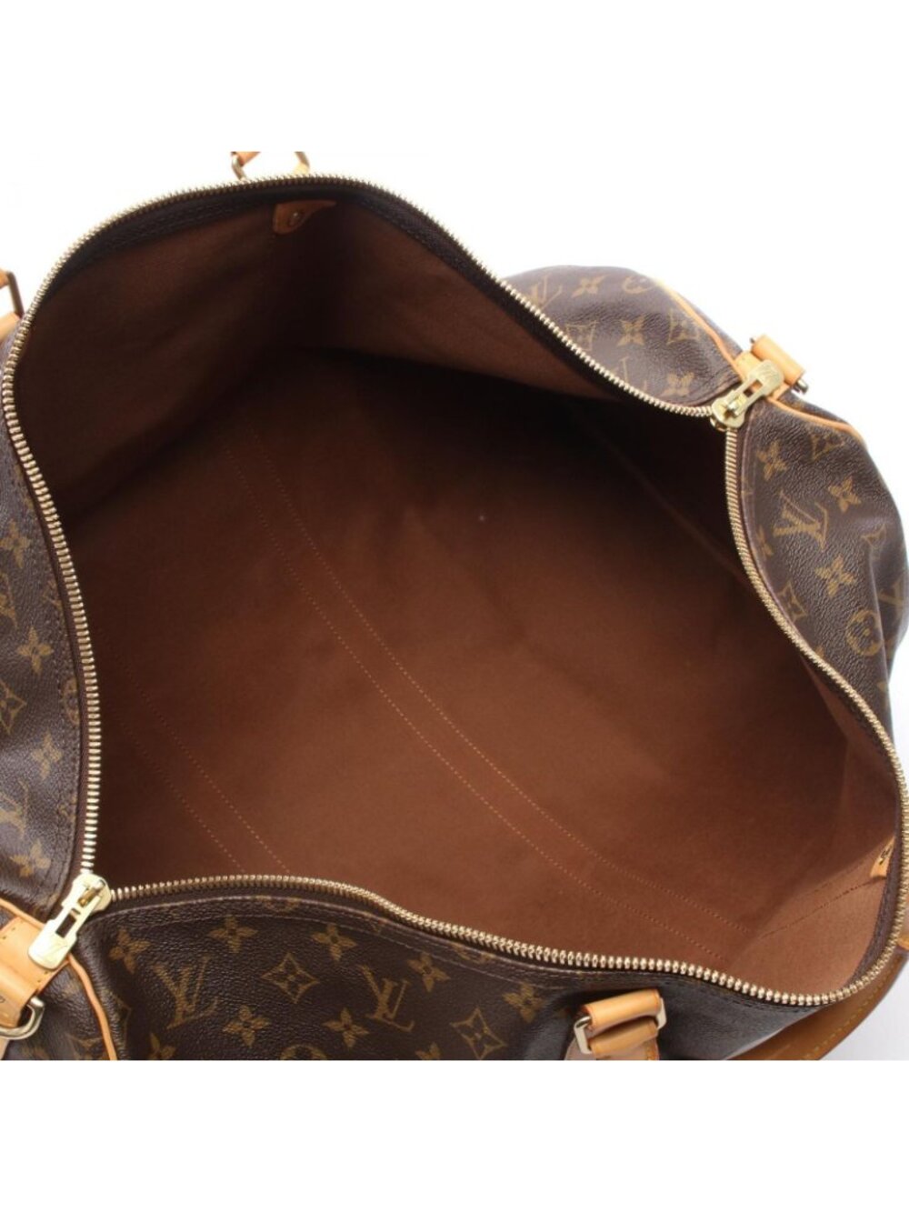 Louis Vuitton Boston Bag Keepall 55 2-Way Canvas Leather Bandouliere 55 - Picture 3 of 11